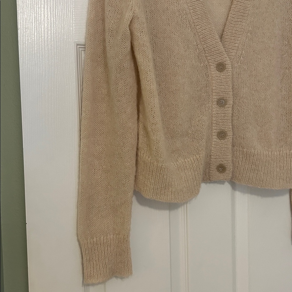 Jenni Kayne Boyfriend Cardigan in Almond - Picture 6 of 13